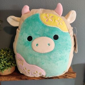 Cornelius Cow 11" Easter Sugar Cookie Plush Squishmallow Nwt Stuffed Animal Farm